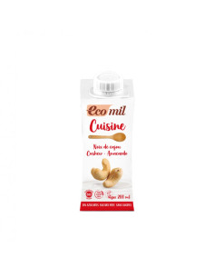 Crema para cocinar de anacardo cuisine Bio 200ml Ecomil